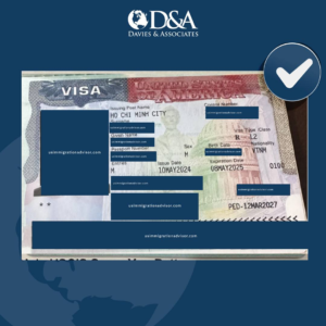 Visa L1A cho văn phòng mới của một giám đốc điều hành công ty logistic từ Việt Nam